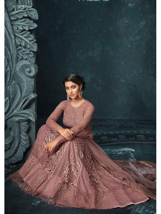 PINK INDIAN EVENING & WEDDING ANARKALI GOWN