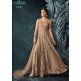 Gold Embroidered Dress Indian Designer Side Slit Anarkali Suit