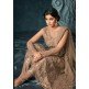 Gold Embroidered Dress Indian Designer Side Slit Anarkali Suit