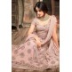 Pink Party Outfit Indian Designer Long Frock Suit