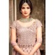 Pink Party Outfit Indian Designer Long Frock Suit