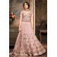 Pink Party Outfit Indian Designer Long Frock Suit