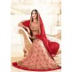 Peach Indian Party Anarkali Suit Ethnic Wedding Dress