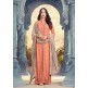 ORANGE AND BEIGE INDIAN PAKISTANI PARTY WEAR SALWAR SUIT