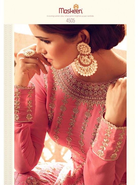 Hot Pink Indian Party Suit Pakistani Wedding Dress