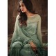 GREEN INDIAN WEDDING SHARARA GHARARA SUIT SEMI STITCHED ( DELIVERY IN 2 WEEKS )