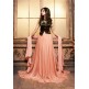 ZMS-3602 PEACH AND DARK GREEN MAISHA MASKEEN SEEP WEDDING WEAR ANARKALI SUIT