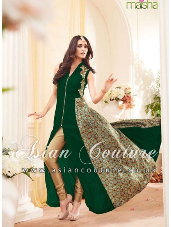 3904 GREEN MAISHA SEEP 2 DESIGNER SALWAR KAMEEZ