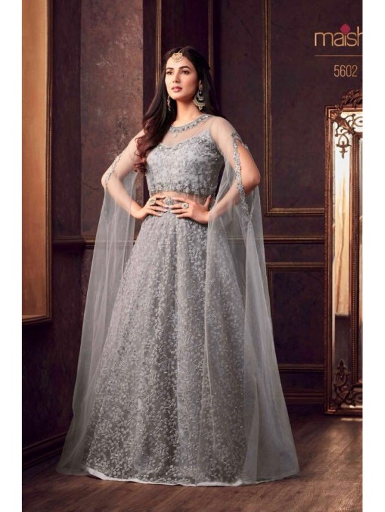 Grey New Party Bridesmaid Wedding Dress Gown Collection