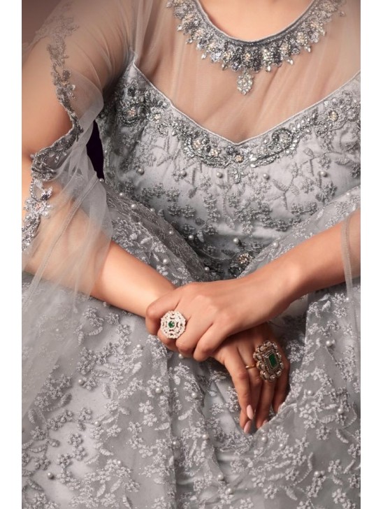 Grey New Party Bridesmaid Wedding Dress Gown Collection