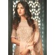 Peach Indian Party Wear Asian Anarkali Wedding Dress