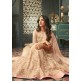 Peach Indian Party Wear Asian Anarkali Wedding Dress