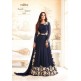 Elegant Blue Gown Indian Designer Anarkali Dress