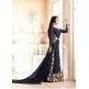 Elegant Blue Gown Indian Designer Anarkali Dress