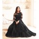 Black Party Wear Gown Indian Anarkali Flared Suit