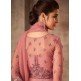 Rose Pink Indian Pakistani Style Wedding Maxi Gown