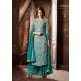 TURQUOISE MOHINI GLAMOUR VOL 34 SEMI STITCHED DESIGNER SALWAR SUIT