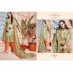Green Orange Summer Cotton Dress Salwar Suit