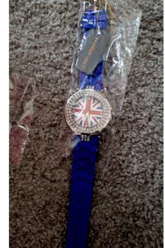 Cool Trendy Union Jack British Flag Wrist Watch