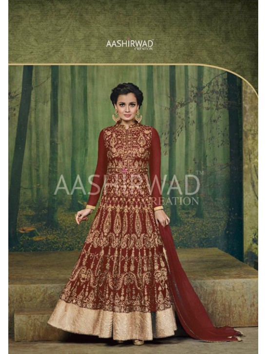 RED ETHNIC INDIAN WEDDING DRESS