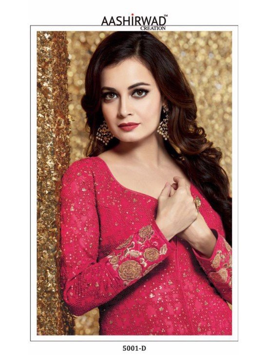 PINK DIA MIRZA BOLLYWOOD DESIGNER SALWAR KAMEEZ