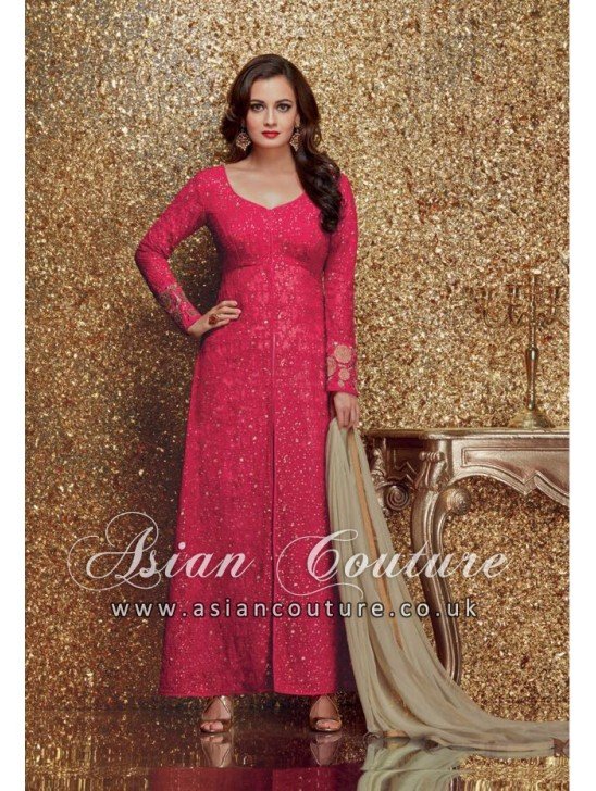 PINK DIA MIRZA BOLLYWOOD DESIGNER SALWAR KAMEEZ