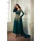 TEAL BLUE SUMMER PARTY WEAR INDIAN GEORGETTE DRESS