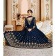 NAVY BLUE AASHIRWAD WEDDING WEAR ANARKALI DRESS