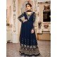 NAVY BLUE AASHIRWAD WEDDING WEAR ANARKALI DRESS