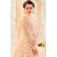 LIGHT PEACH INDIAN & PAKISTANI BRIDAL WEDDING WEAR ANARKALI SUIT