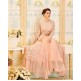 LIGHT PEACH INDIAN & PAKISTANI BRIDAL WEDDING WEAR ANARKALI SUIT