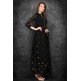 Black Ethnic Festive Style Readymade Designer Gharara Dress