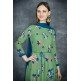 Ultramarine Green Floral Printed Pakistani Anarkali Suit