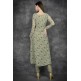 Beige Front Slit Readymade Salwar Kameez