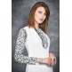 BRILLIANT WHITE & BLACK PRINTED SALWAR KAMEEZ