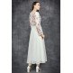 Brilliant White Floral Printed Flow Dress