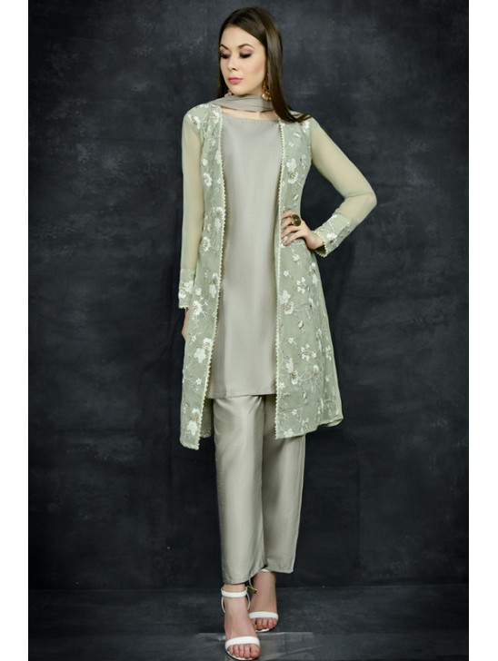 Ready To Wear Printed jacket & Trouser Suit Set