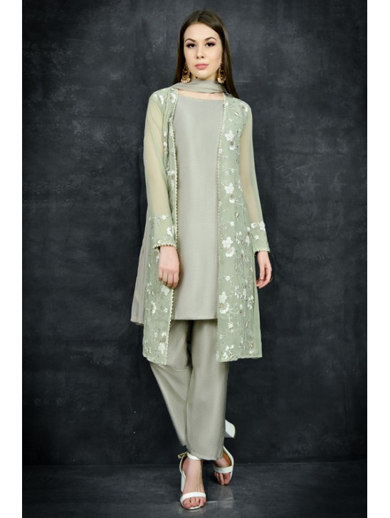 Ready To Wear Printed jacket & Trouser Suit Set