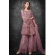 Lilac Pink Heavy Embellished Wedding Gharara Suit