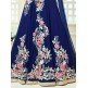 18012 BLUE ROSSELL ARIHANT FLORAL EMBROIDERED ANARKALI SUIT