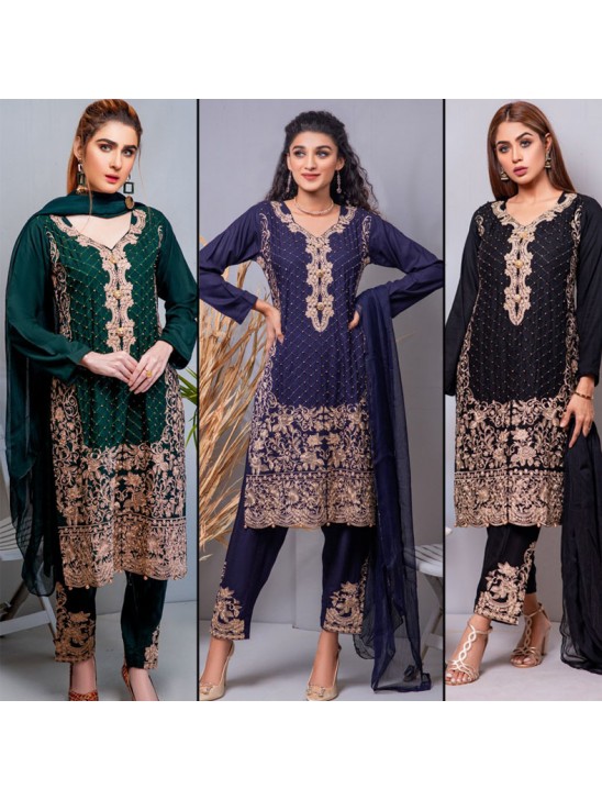 Heavy Designer Luxury Readymade Pakistani Suit