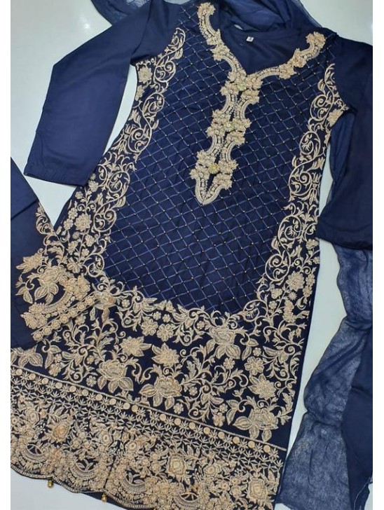 Heavy Designer Luxury Readymade Pakistani Suit