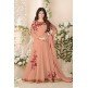 Orange Indian Anarkali Gown