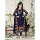 Navy Blue Indian Wedding Suit Heavy Embellished Salwar Suit