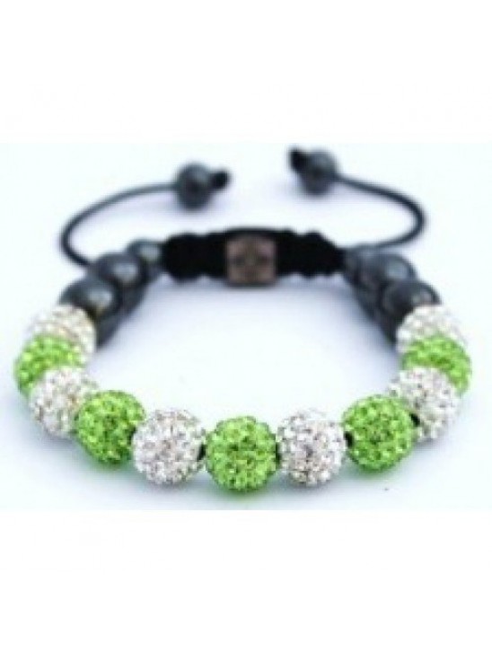 NEW MULTI-COLOURED CRYSTAL SWAROVSKI BALL BRACELET (17 DIFFFERENT COLOURS To choose from)