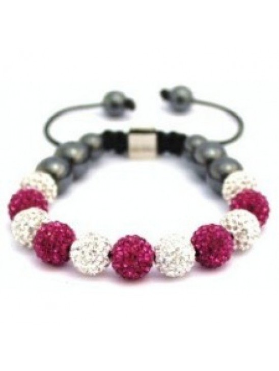 NEW MULTI-COLOURED CRYSTAL SWAROVSKI BALL BRACELET (17 DIFFFERENT COLOURS To choose from)