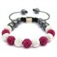 NEW MULTI-COLOURED CRYSTAL SWAROVSKI BALL BRACELET (17 DIFFFERENT COLOURS To choose from)