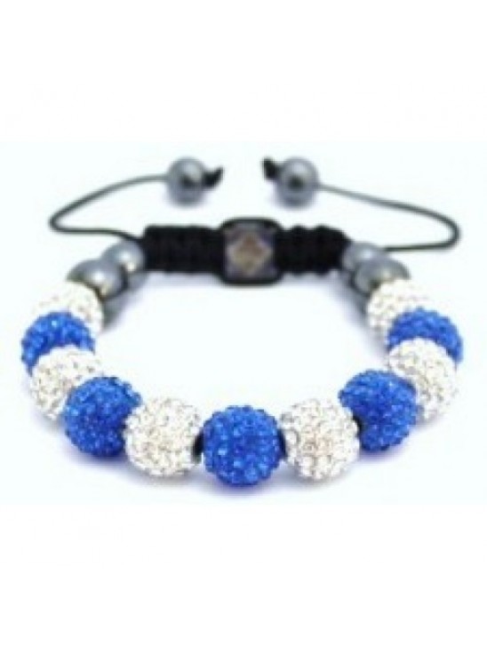 NEW MULTI-COLOURED CRYSTAL SWAROVSKI BALL BRACELET (17 DIFFFERENT COLOURS To choose from)