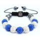 NEW MULTI-COLOURED CRYSTAL SWAROVSKI BALL BRACELET (17 DIFFFERENT COLOURS To choose from)