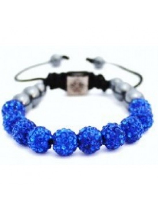 NEW MULTI-COLOURED CRYSTAL SWAROVSKI BALL BRACELET (17 DIFFFERENT COLOURS To choose from)